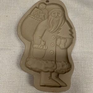 1988 Brown Bag Cookie Mold Santa